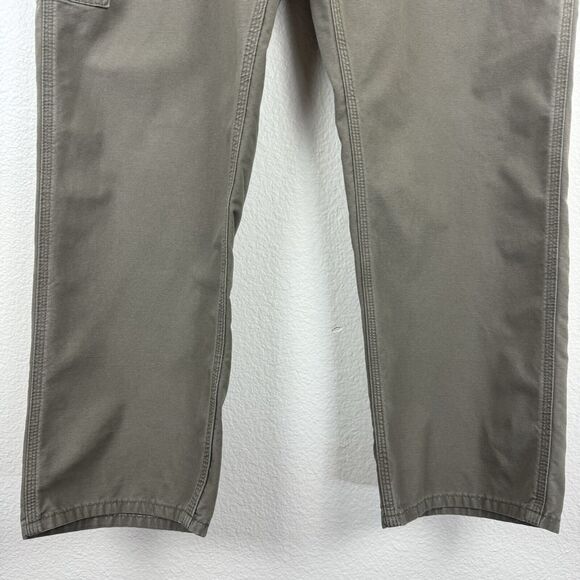 Carhartt B151 Loose Fit Canvas Utility Work Pant Carpenter Light Brown 36x30 - Picture 6 of 13